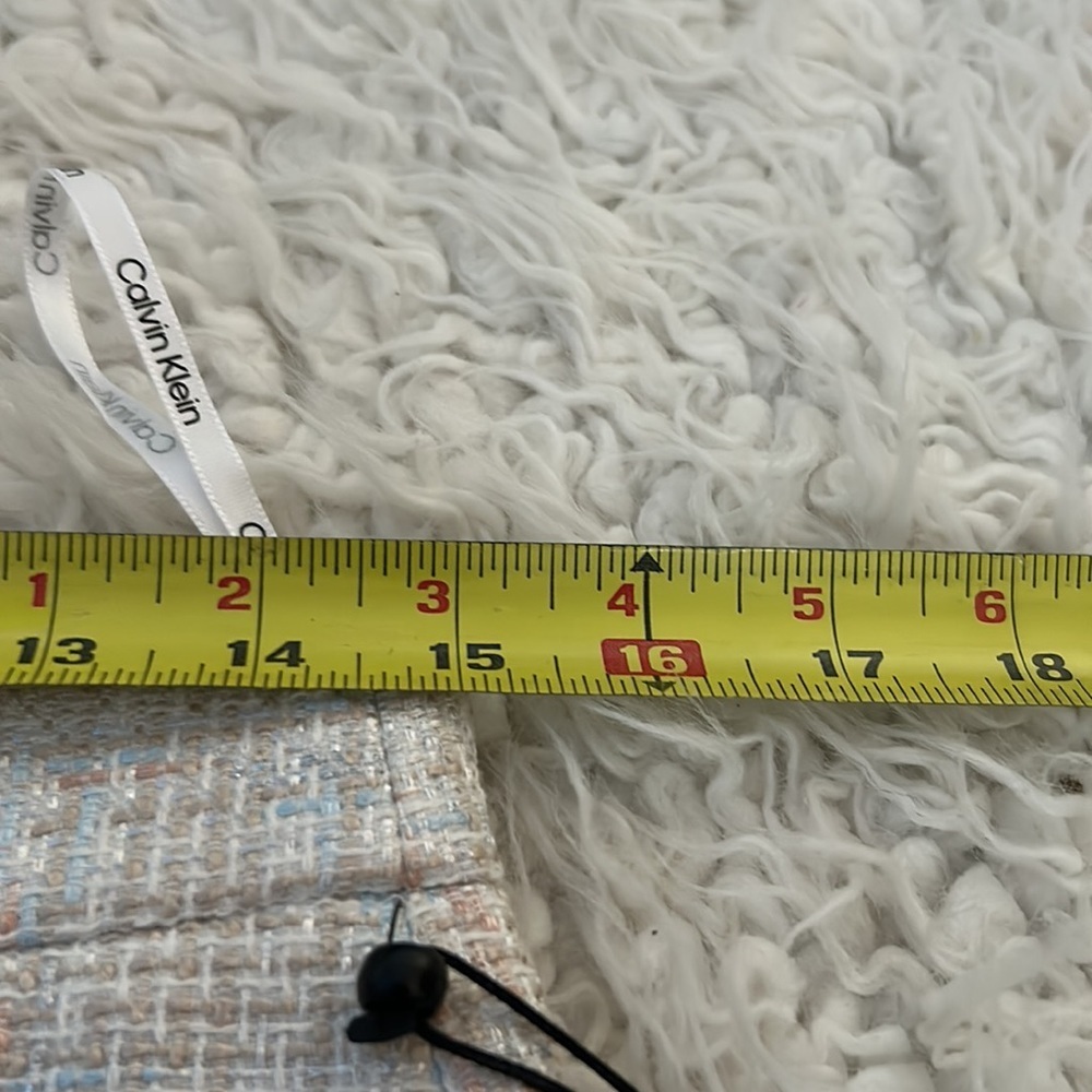 Calvin Klein Beige Tweed Mini Skirt - Picture 10 of 11